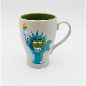 Green M&M Liberty & Chocolate For All Statue of Liberty Coffee Mug